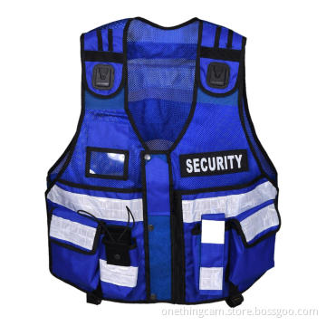 Hi Viz Tactical Vest Security Reflective Safety Vest With for Enforcement CCTV Dog Handler Tac Vest